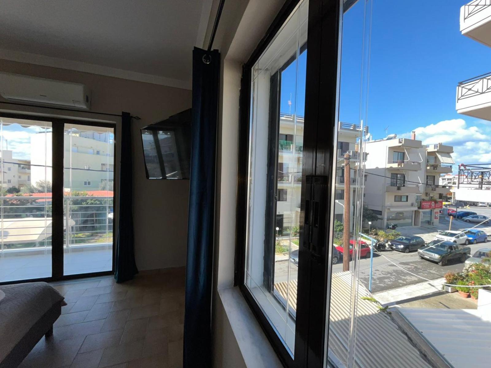 Modern Central Αpt 500M From The Beach. 하니아 외부 사진
